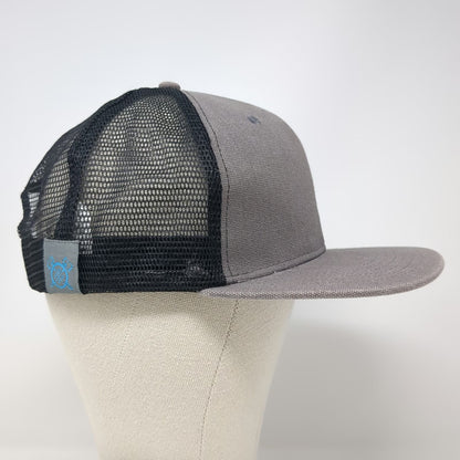 MTN Ranks Storm Cycles Park City UT Trucker Hat Gray OS Mesh Snapback Bicycle