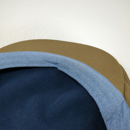 Duluth Trading Co Newsboy Cap Brown XL Fitted Fleece Lined Cotton Spandex Hat