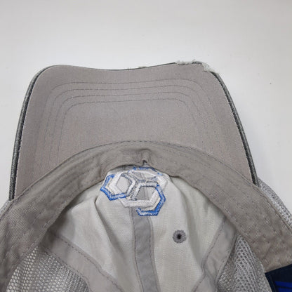 Codeworks Strapback Trucker Hat Gray One Size Adjustable Mesh Back Distressed