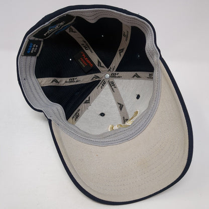 W Fitted Baseball Cap Blue Size 8 Flexfit Performance Pacific Headwear