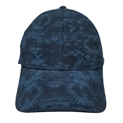 Buff Men's Slideback Hat Blue Geometric Pattern 3D Logo Mesh Sides