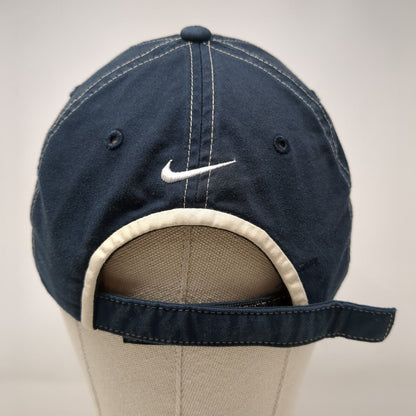 Nike Golf Strapback Hat Blue One Size Adjustable Embroidered Swoosh 6 Panel