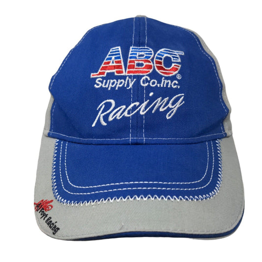 ABC Supply Co Inc AJ Foyt Racing Strapback Hat Multicolor One Size Embroidered