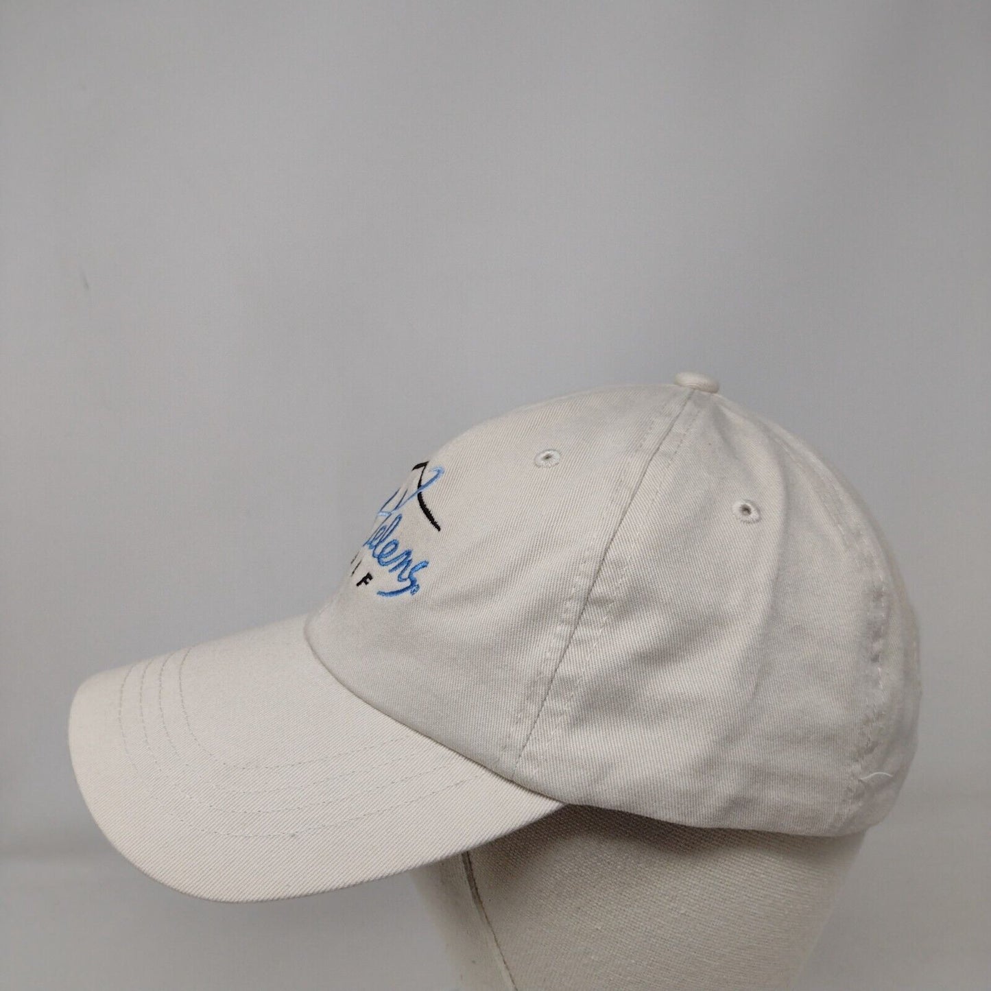 St. Helens Beef Slideback Hat Tan OSFA Adjustable Embroidered 6 Panel Cotton