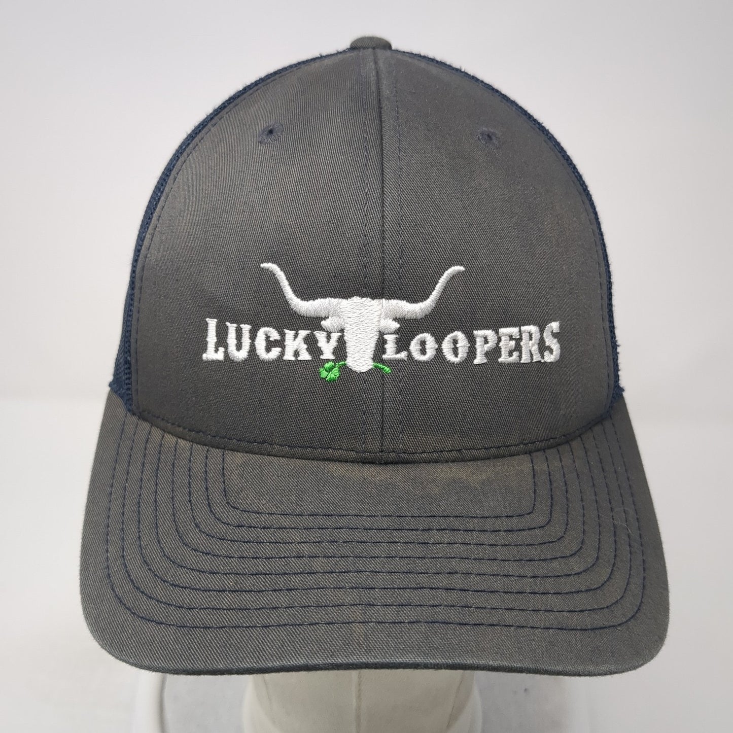 Lucky Loopers Trucker Hat Multicolor One Size Adjustable Mesh Back Richardson