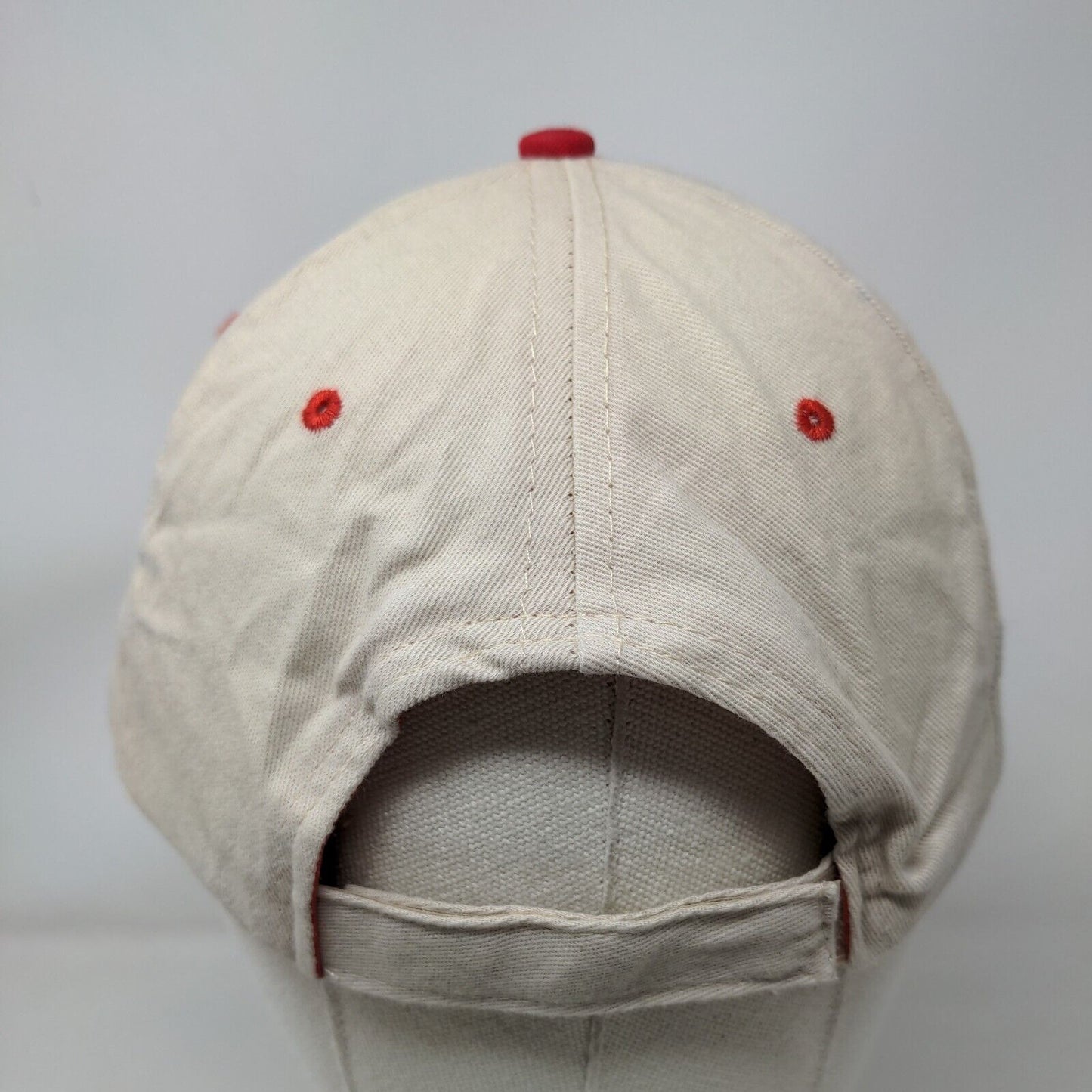 UGWA Strapback Hat Tan OSFA Embroidered Adjustable 6 Panel Hit Wear