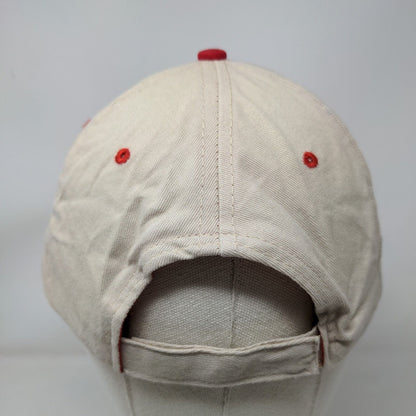 UGWA Strapback Hat Tan OSFA Embroidered Adjustable 6 Panel Hit Wear
