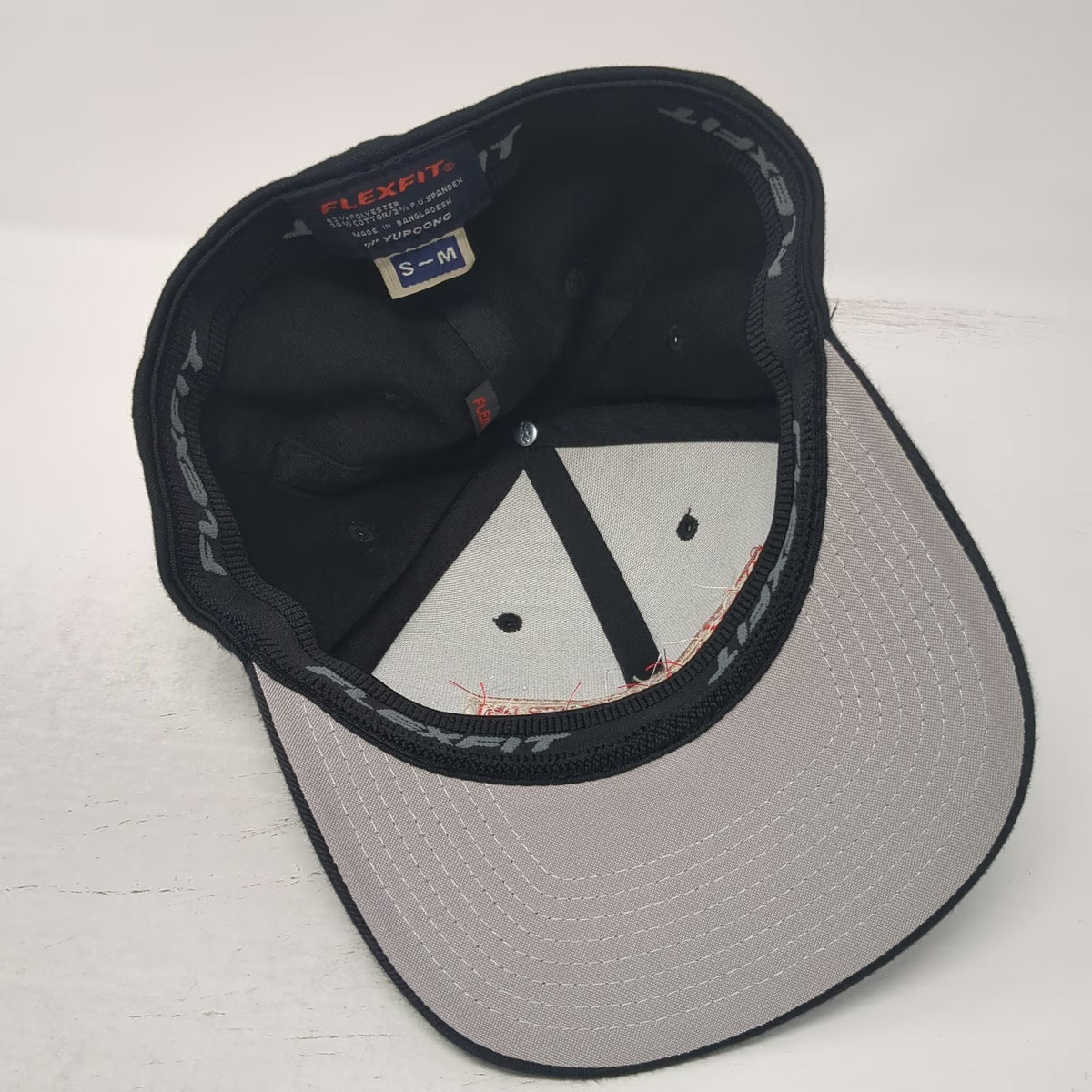 Flexfit Baseball Cap Black M Western Heating Air Conditioning Hat Fitted Logo