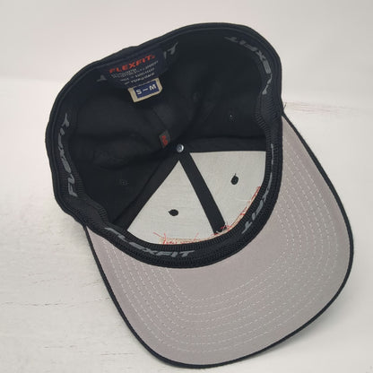 Flexfit Baseball Cap Black M Western Heating Air Conditioning Hat Fitted Logo
