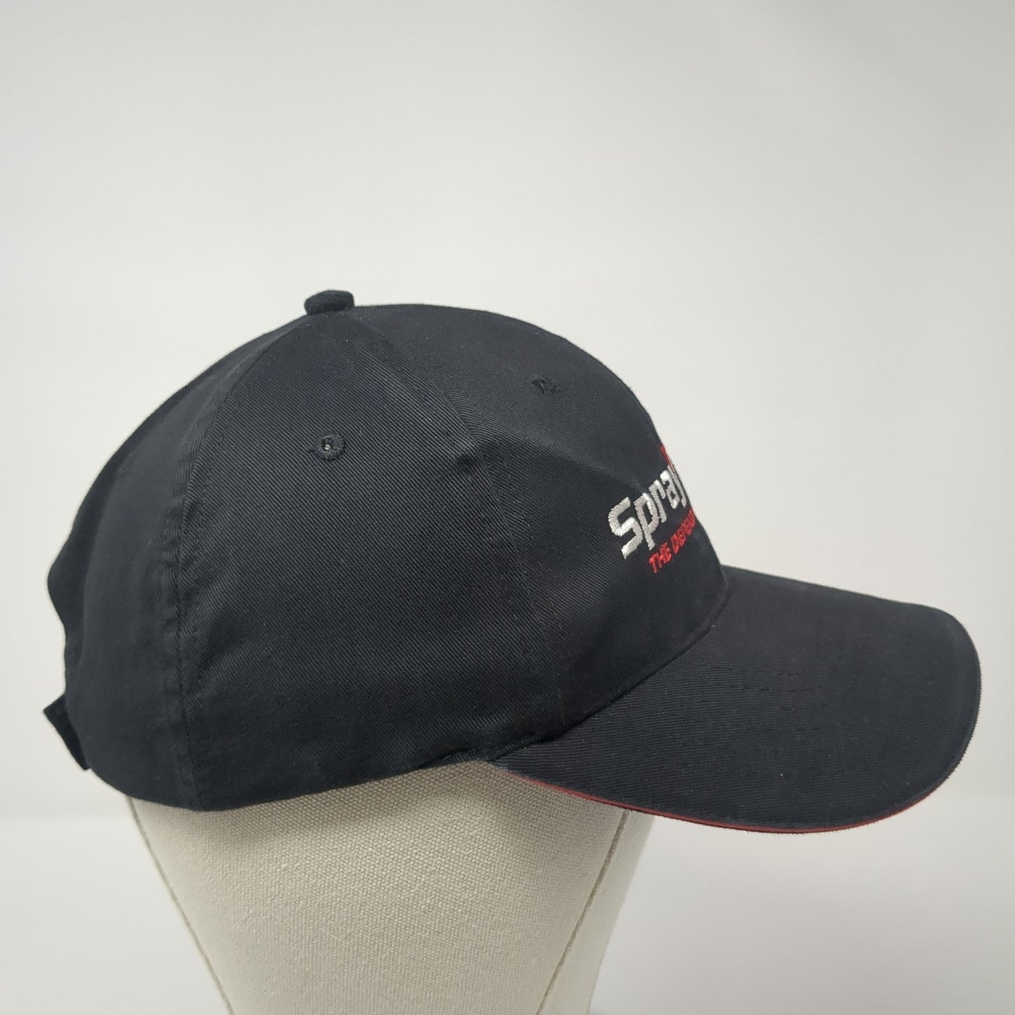 SprayTech Strapback Hat Black One Size Adjustable The Dependable Choice