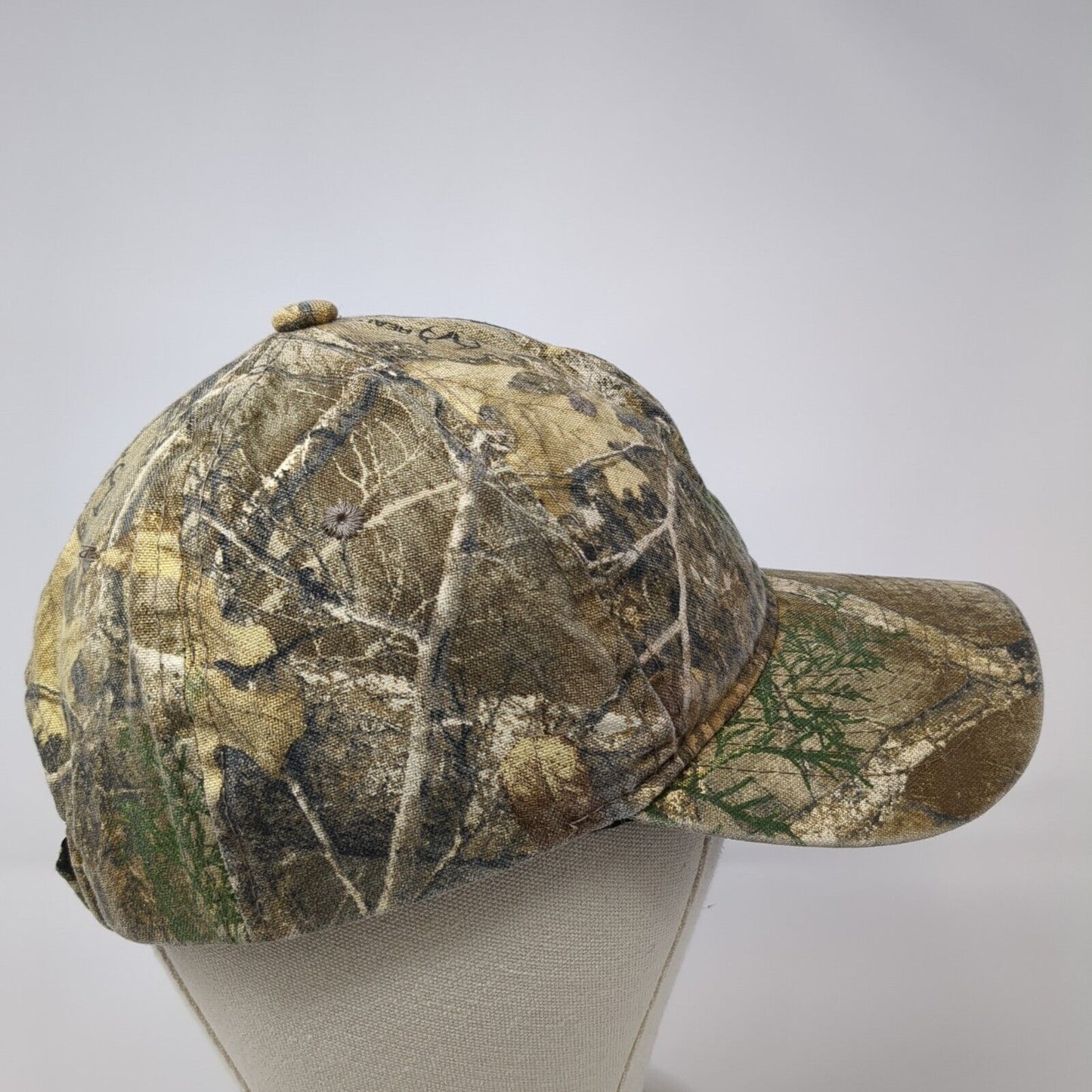 Signatures Strapback Hat Camouflage One Size Adjustable Vented Holes 6 Panel