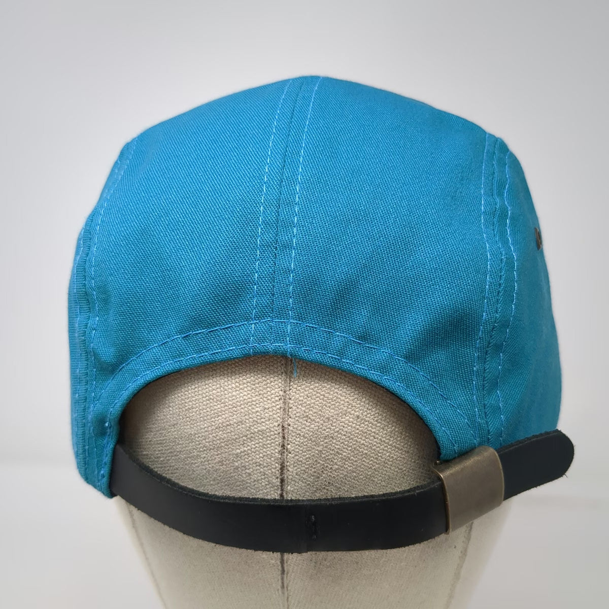 Pasta Ramen 5 Panel Blue Pink Hat One Size Slideback Graphic Text Underbrim