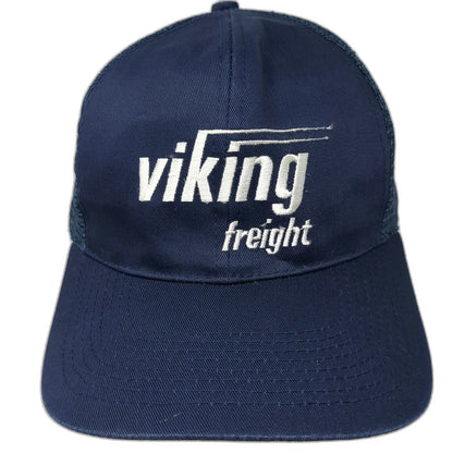 Seba Viking Freight Trucker Hat Blue One Size Snapback Mesh Back Logo Structured
