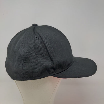 New Era Girl's Snapback Hat 9Fifty Black Pink Blank 100% Polyester