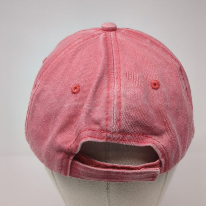 Puerto Vallarta MX Strapback Hat Red One Size Adjustable Yacht Club