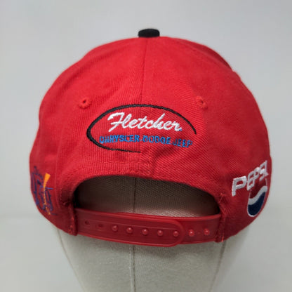 Indianapolis Indians Men's Snapback Hat Red Adjustable Embroidered Logo Pepsi