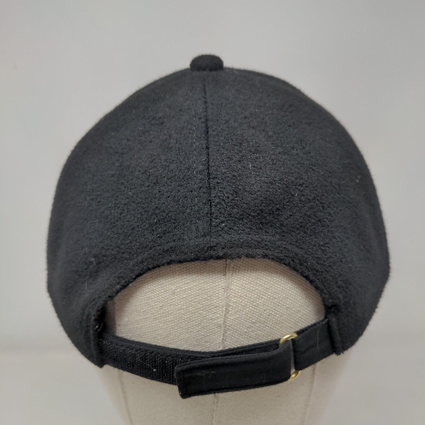 H&M Strapback Hat Solid Black XS/S Adjustable 6 Panel Blank Outdoor