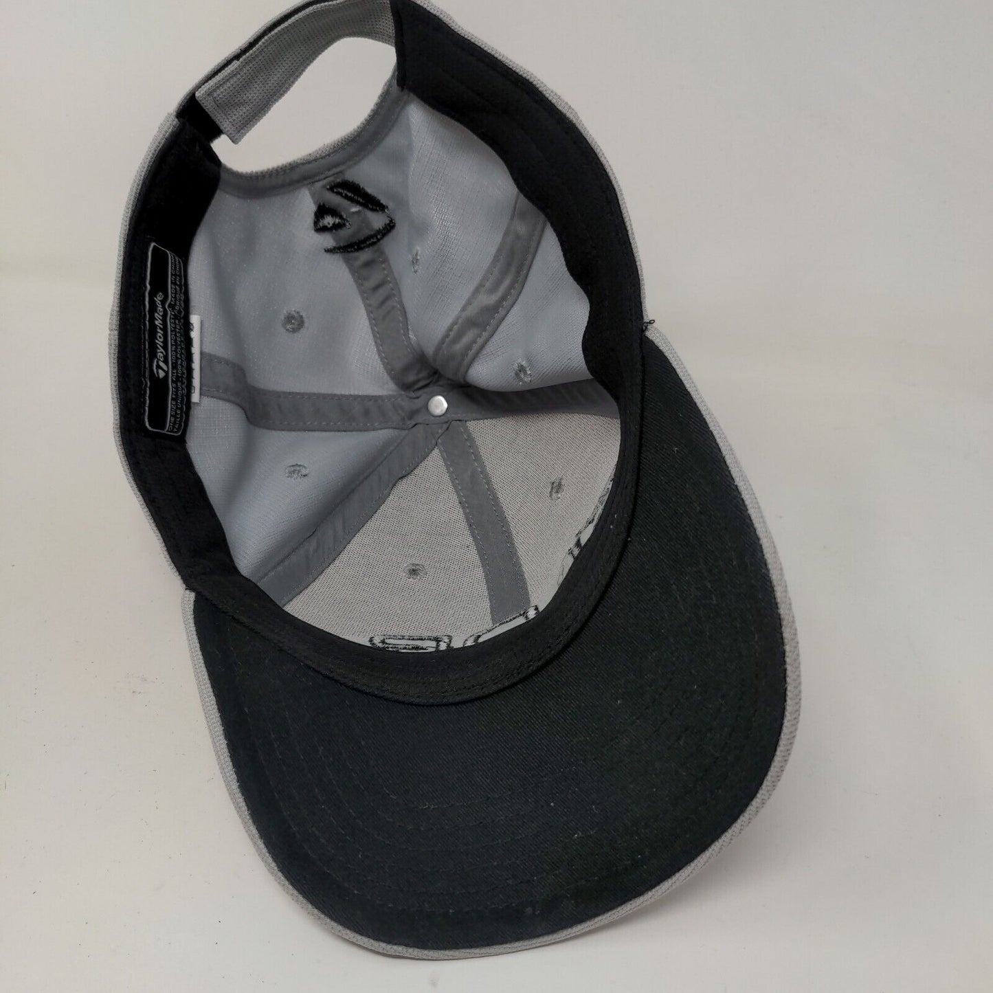 Taylormade Men's Strapback Hat Gray Size OSFA SLDRs Embroidered Logo