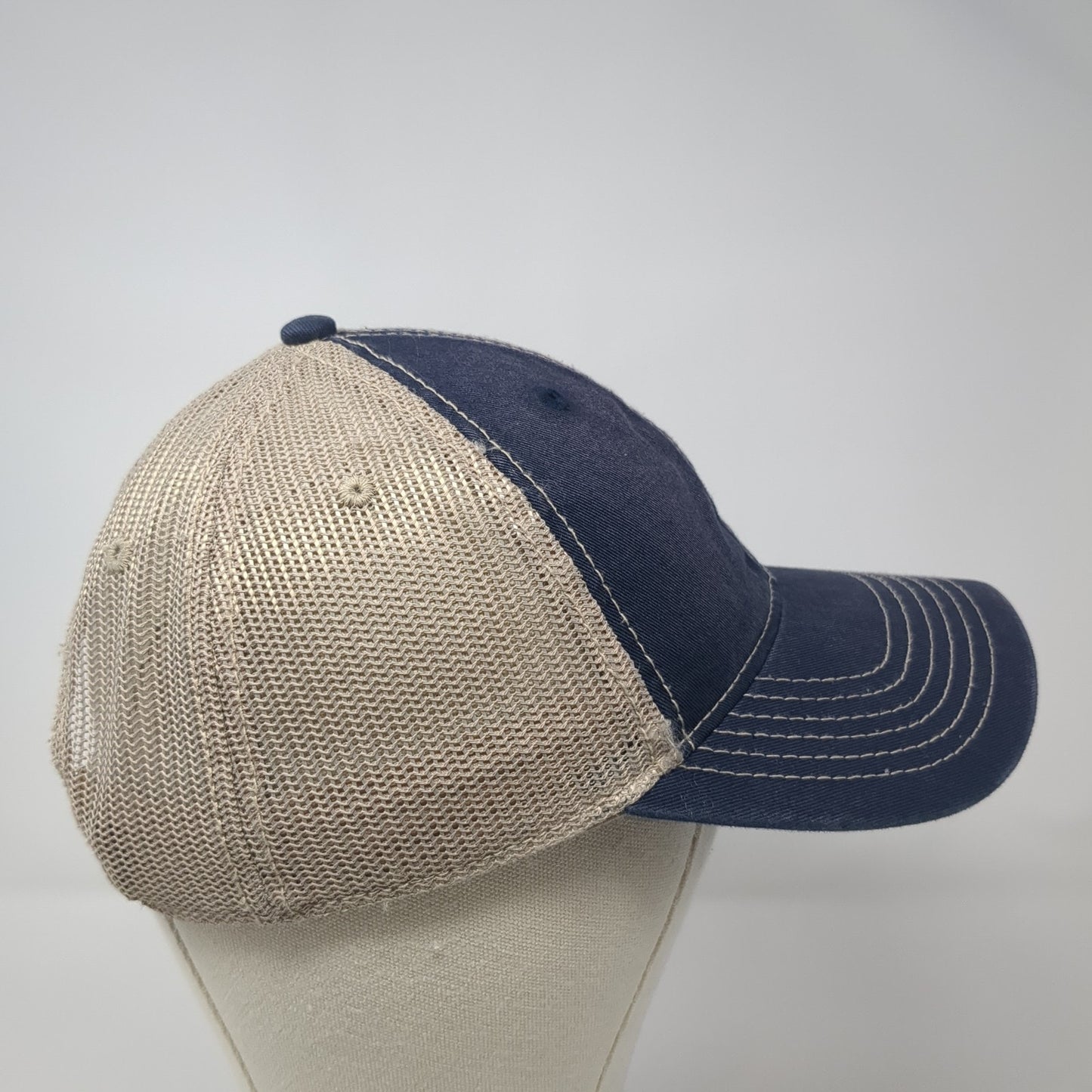 Questpro Snapback Trucker Hat Blue One Size Adjustable Classic Cut Ahead