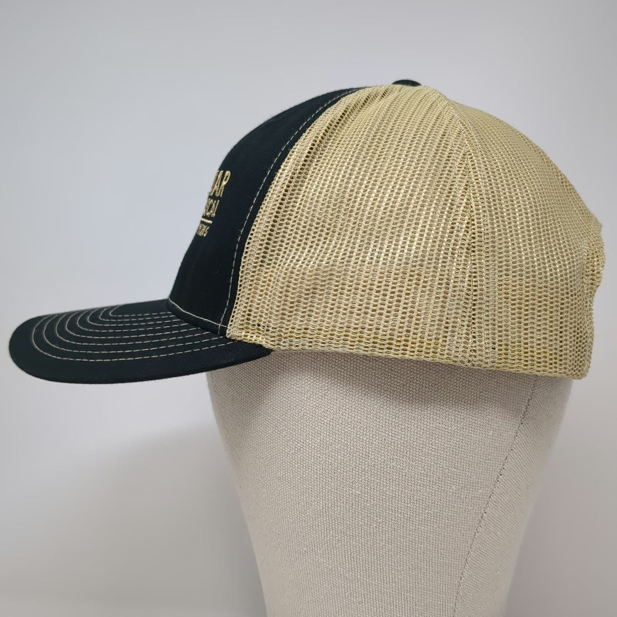Richardson Trucker Hat Black One Size Baymar Mechanical Anchor Heating Cooling
