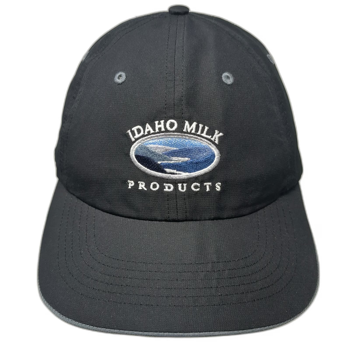 Richardson Baseball Cap Black One Size Idaho Milk Products Logo Performance Hat