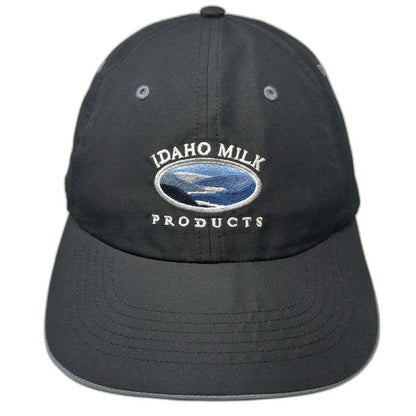 Richardson Baseball Cap Black One Size Idaho Milk Products Logo Performance Hat