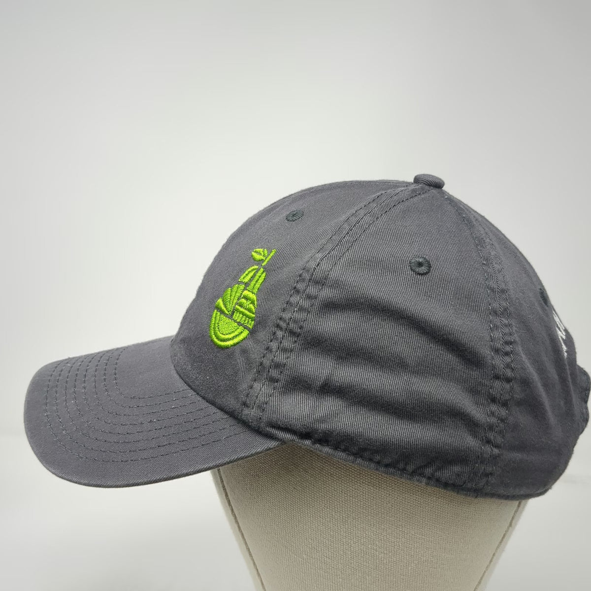 e-conscious Gray Baseball Cap One Size Whole Foods San Ramon Pear Strapback Hat