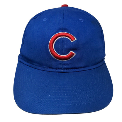 Chicago Cubs Strapback Hat Blue OSFM Embroidered Logo MLB Adjustable