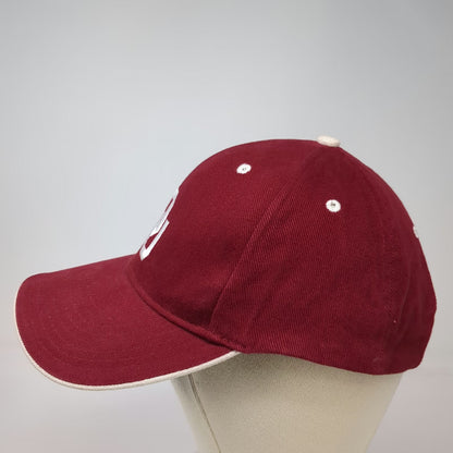 Oklahoma Sooners NCAA Signatures Red Cap One Size Strapback Logo Sandwich Brim