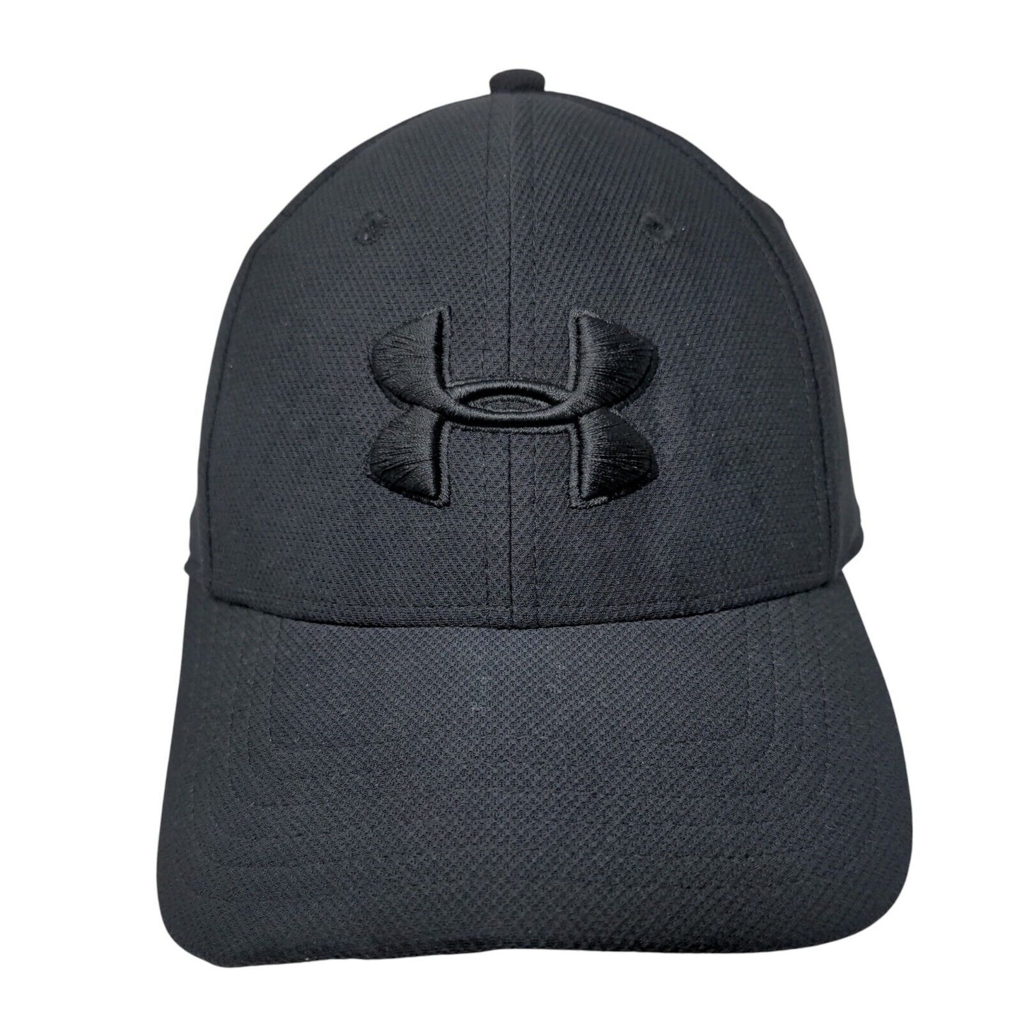Under Armour Fitted Hat Black L/XL Classic Fit Blitzing Embroidered