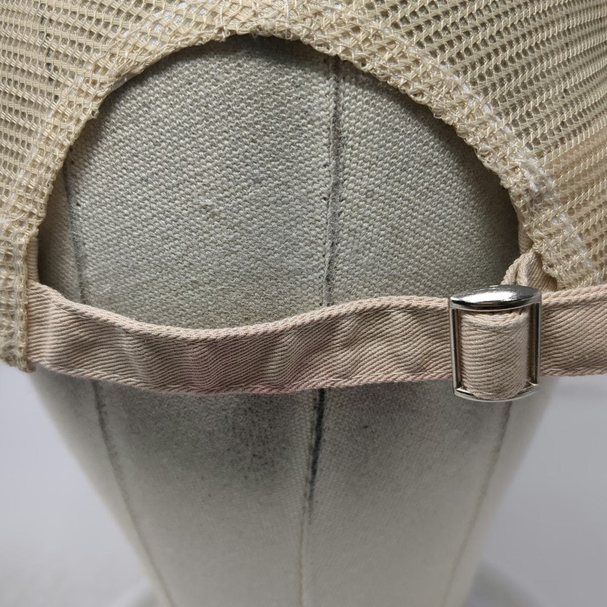 7-Eleven Baseball Cap Beige Green One Size Mesh Golf Over Par Influence Joke Hat