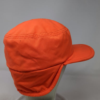 Remington Baseball Cap Orange XL Ear Flaps Thinsulate Blaze Hunting Winter Hat