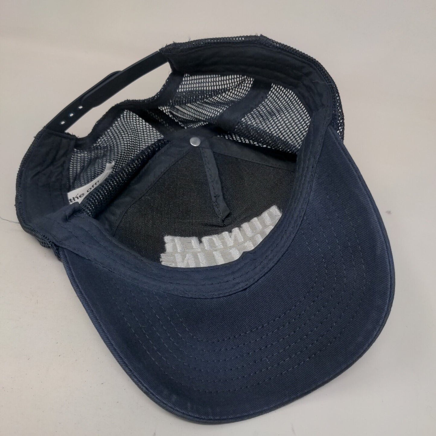 Dunder Mifflin Inc. Paper Company Trucker Hat Blue One Size Embroidered Mesh