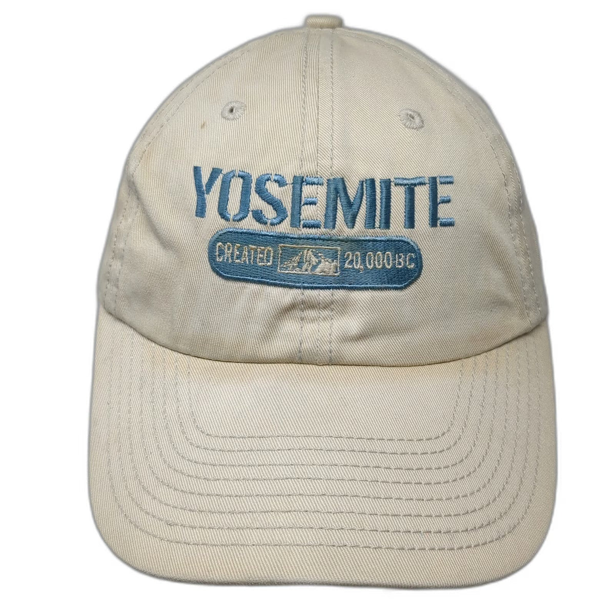 Yosemite National Park Mountain Beige One Size Slideback Baseball Cap Hat