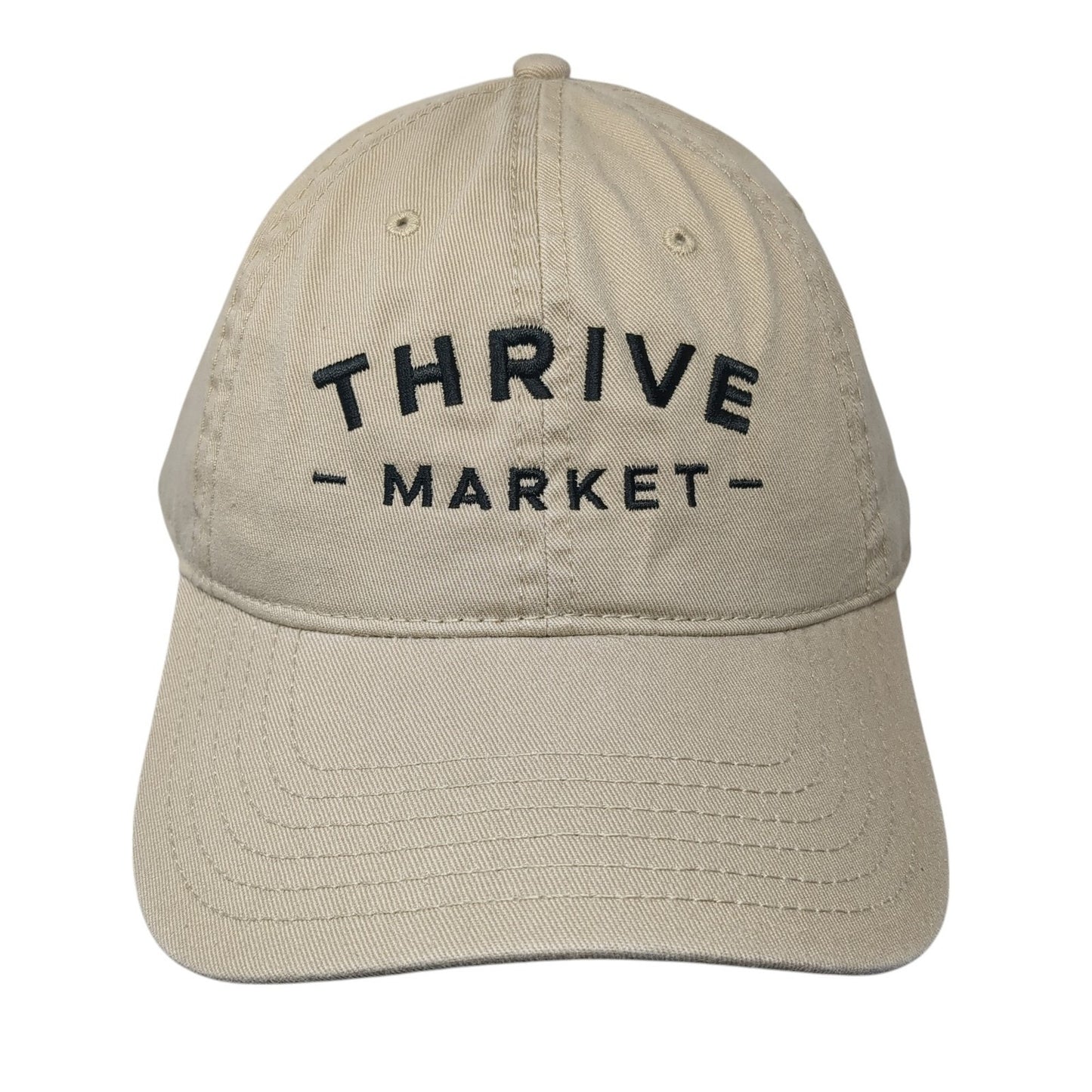 Thrive Markert Slideback Baseball Cap Brown One Size Adjustable Embroidered Otto