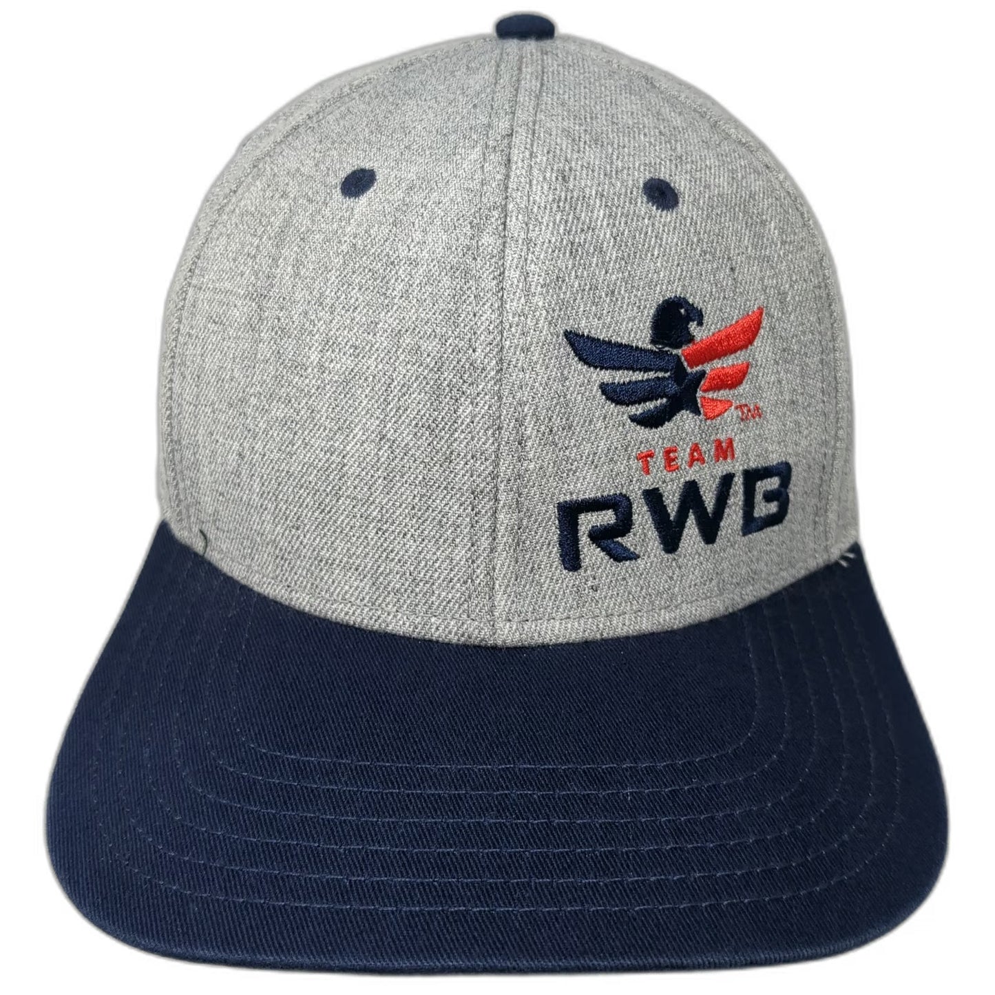 Gray Blue Snapback One Size Team RWB Eagle Hat US Flag Underbill #EAGLEFIRE