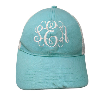 Sea Snapback Trucker Hat Blue One Size Adjustable Embroidered Mesh Back WB