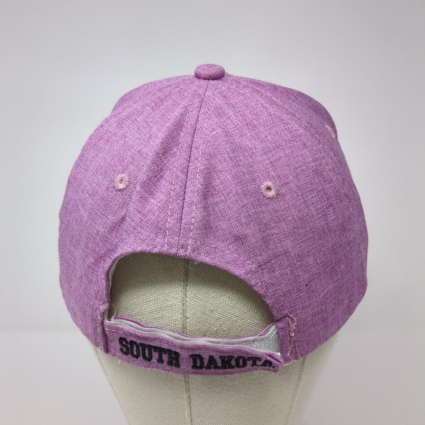 Badlands 1908 South Dakota Strapback Hat Purple One Size Adjustable