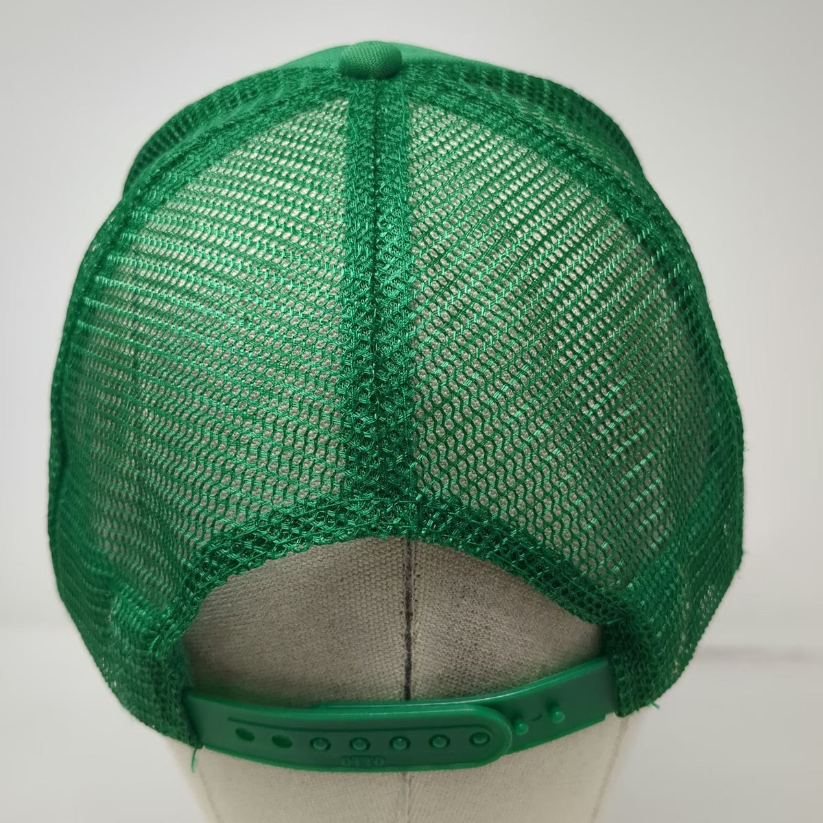 OTTO Trucker Hat Green One Size Silver Kentwood Mesh Snapback Foam Rope Hat