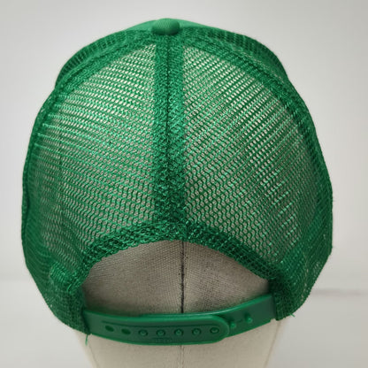 OTTO Trucker Hat Green One Size Silver Kentwood Mesh Snapback Foam Rope Hat