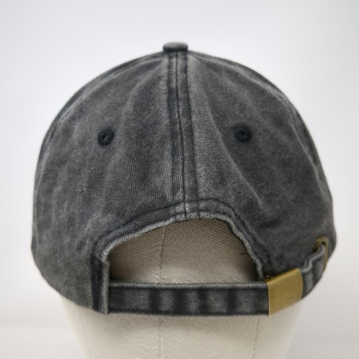 Gray One Size Baseball Cap Hat Veteran American Flag Embroidered Slideback