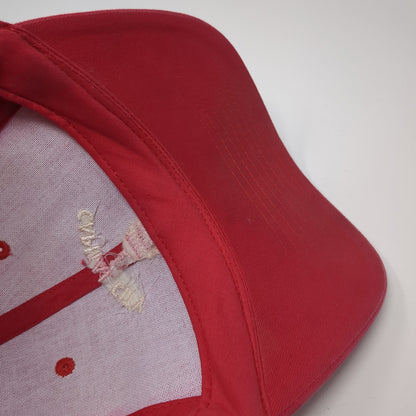 Capital City Relays Strapback Hat Red One Size Adjustable Hit Wear