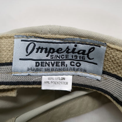 Imperial La Quinta Country Club Roadrunner USA Flag Baseball Cap Beige One Size