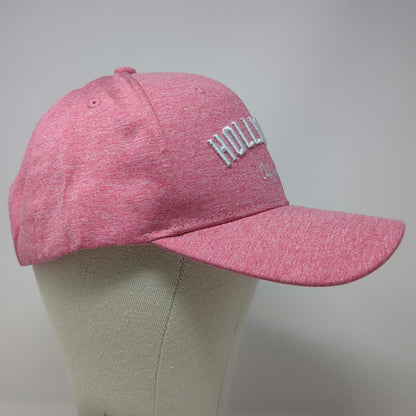 Pink Baseball Cap One Size Hollywood California Strapback Hat 3D Embroidery