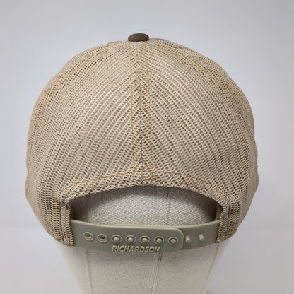 Beer Guys Saloon Snapback Trucker Hat Brown M/L Mesh Back Richardson