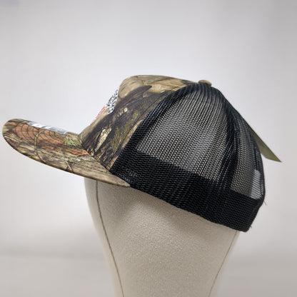 MLC CAD Systems MFG Day Snapback Trucker Hat Camo OSFA Mesh Back W/Tags