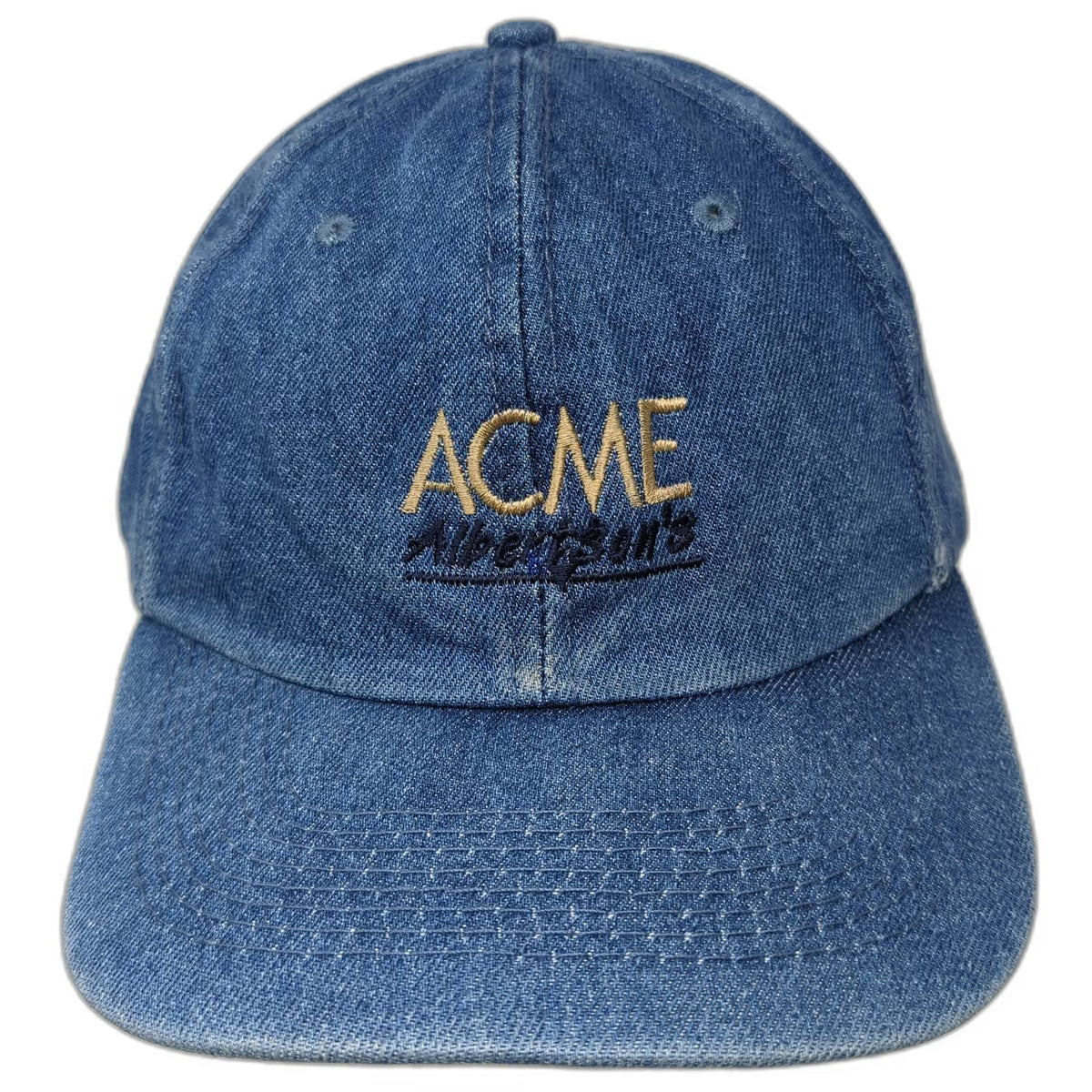 Toppers Baseball Cap Blue One Size Acme Albertsons Grocery Store Denim Hat
