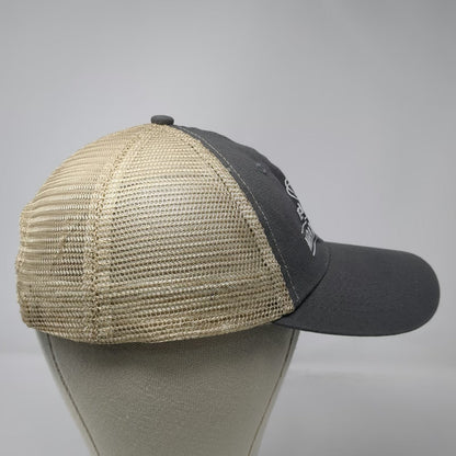 Image-N Trucker Hat Gray White Beige One Size Miriams Heart Mesh Snapback 2009
