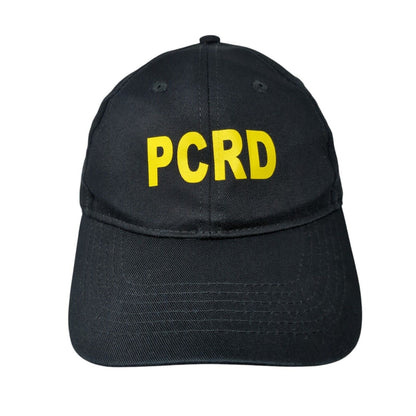PCRD Strapback Hat Black Youth One Size Adjustable Port & Company