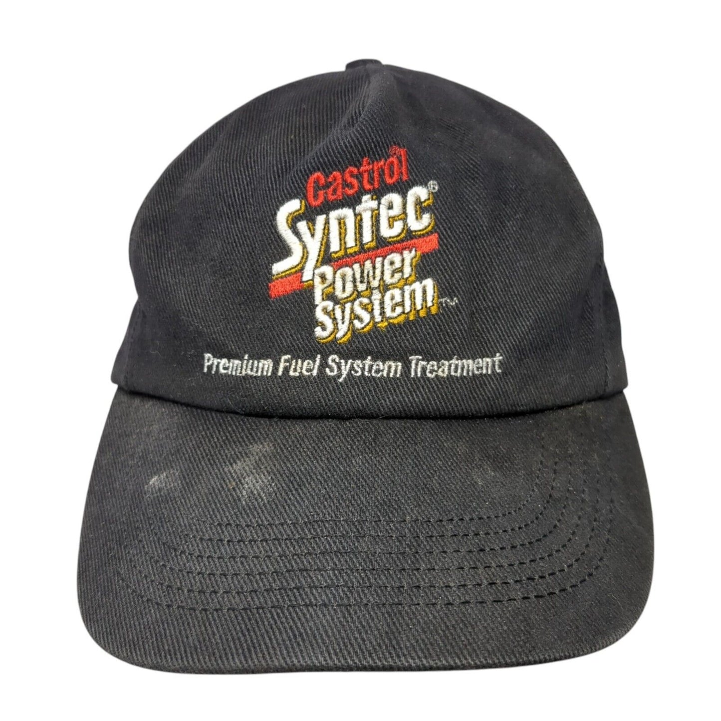 Castrol Syntec Power System Slideback Hat Black OS Adjustable 6 Panel Osterdam